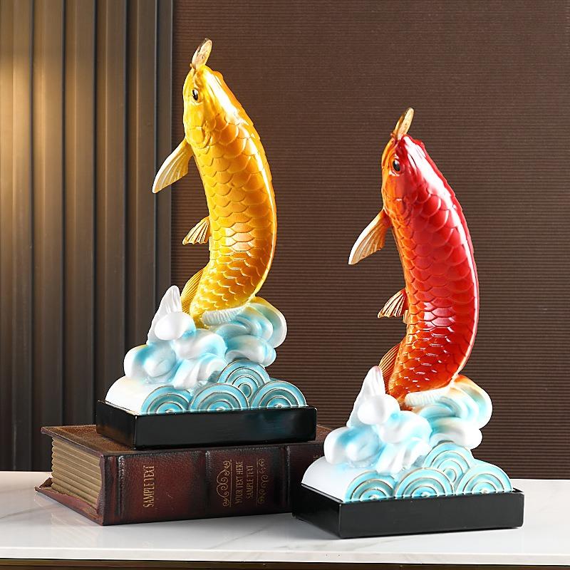 魚 オブジェ 置物 ゴールド 風水 金運 縁起物 【公式通販】