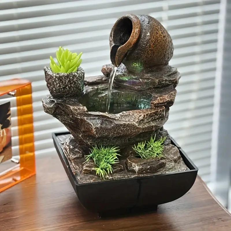 噴水 卓上 リラクゼーション ライト オーラ 瞑想 風水 ヨガ 開運 運気