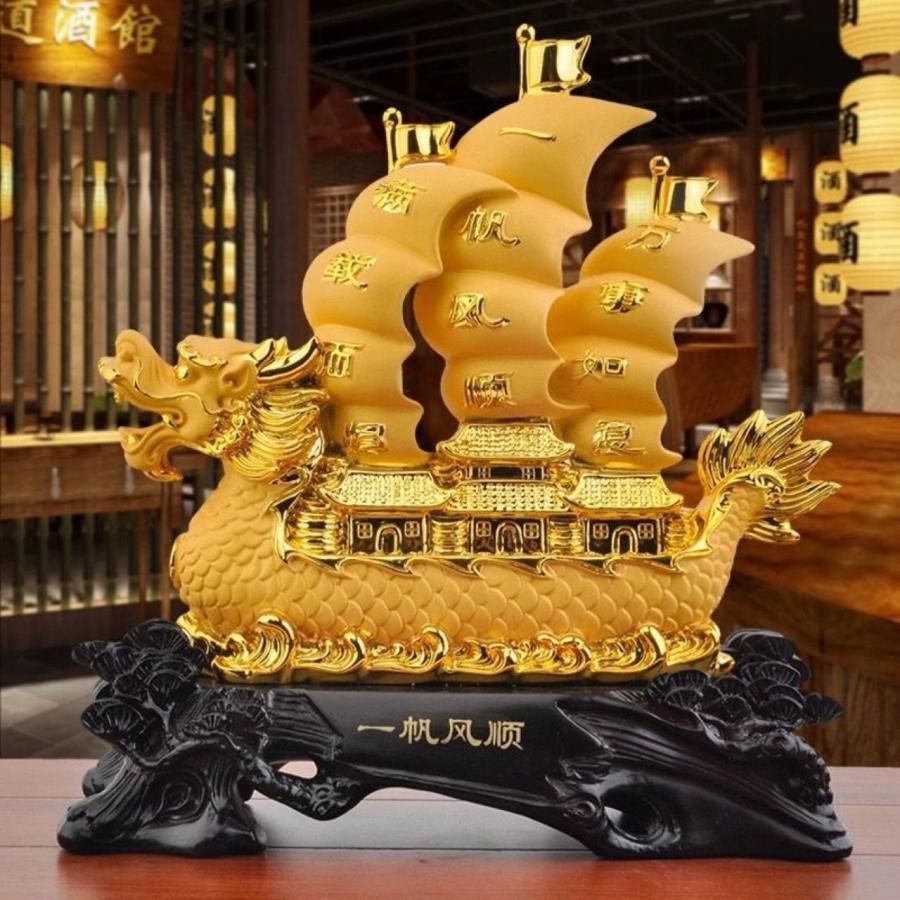 龍 ドラゴン 金 黄金 ゴールド 置物 オブジェ 金龍 風水 開運 縁起 干支 中国 貯金箱 玄関 寝室 方角 金 強力 スピリチュアル 店舗 金運 仕事運 健康運 伝統的_1