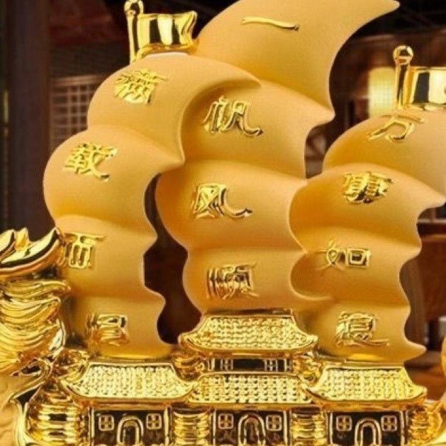 龍 ドラゴン 金 黄金 ゴールド 置物 オブジェ 金龍 風水 開運 縁起 干支 中国 貯金箱 玄関 寝室 方角 金 強力 スピリチュアル 店舗 金運 仕事運 健康運 伝統的_5