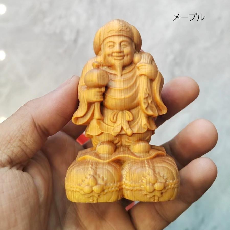 大黒天 神様 仏 仏様 木彫 置物 オブジェ 厄除け 縁起物 開運 健康運