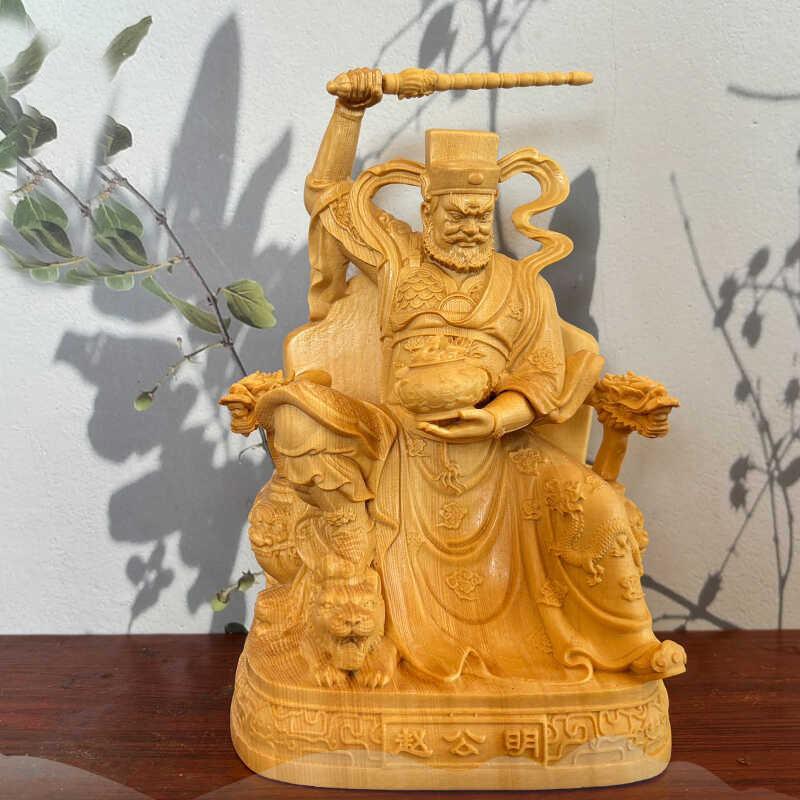 趙公明 神 神様 置物 オブジェ 厄除け 縁起物 開運 健康運 仕事運 家庭運 金運 商売〓盛 風水 縁起物 運勢アップ インテリア 玄関 リビング_1