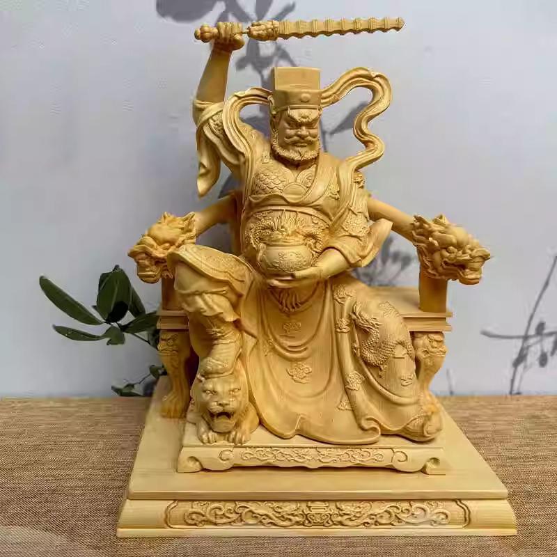 趙公明 神 神様 置物 オブジェ 厄除け 縁起物 開運 健康運 仕事運 家庭運 金運 商売〓盛 風水 縁起物 運勢アップ インテリア 玄関 リビング_3