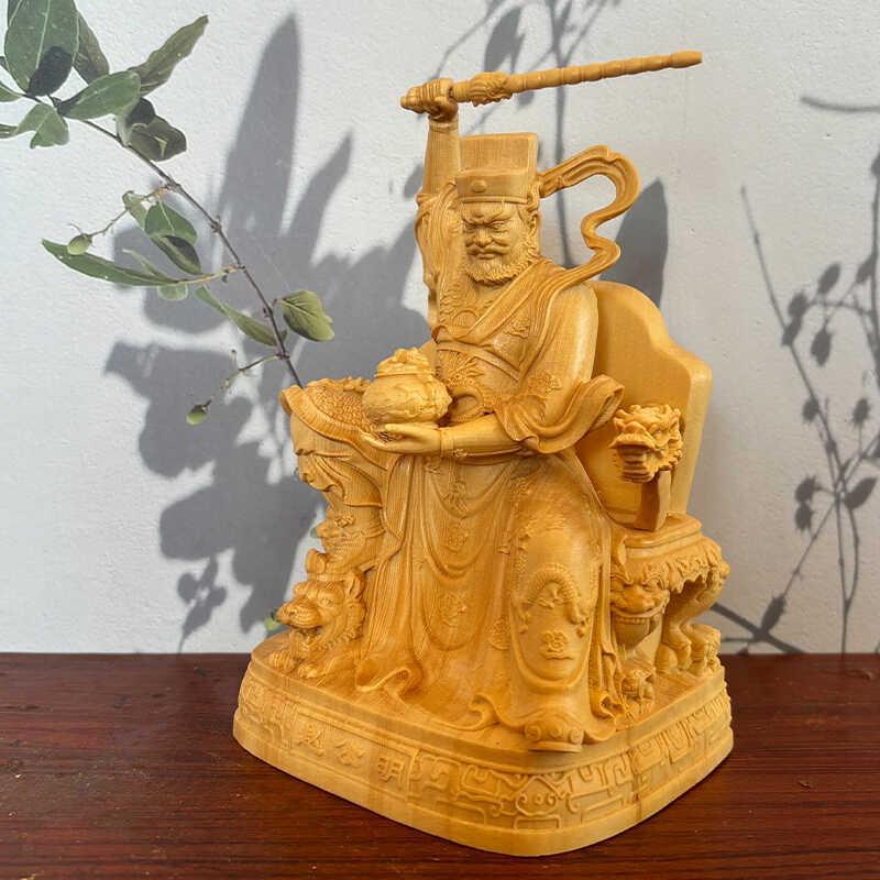 趙公明 神 神様 置物 オブジェ 厄除け 縁起物 開運 健康運 仕事運 家庭運 金運 商売〓盛 風水 縁起物 運勢アップ インテリア 玄関 リビング_4