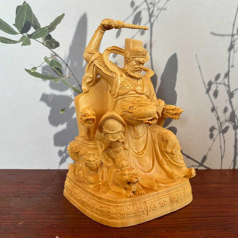 趙公明 神 神様 置物 オブジェ 厄除け 縁起物 開運 健康運 仕事運 家庭運 金運 商売〓盛 風水 縁起物 運勢アップ インテリア 玄関 リビング_5