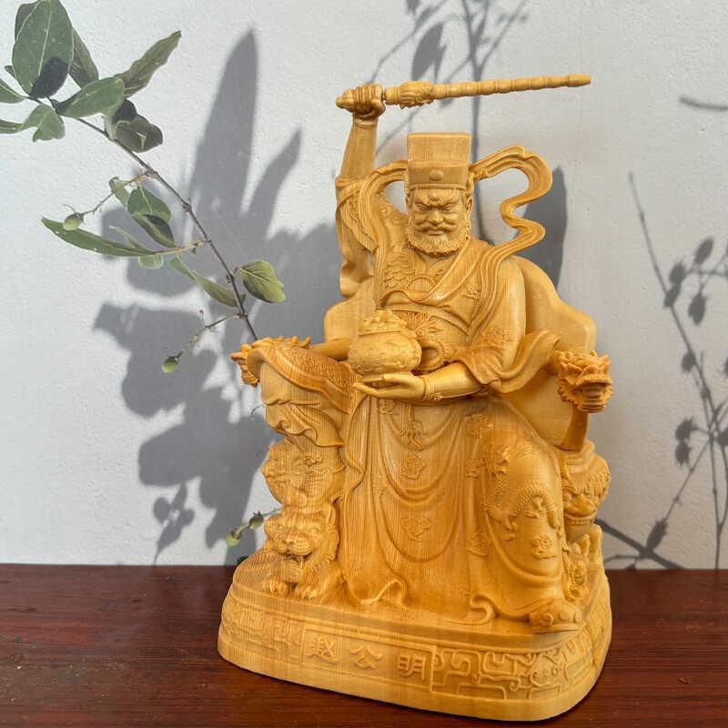 趙公明 神 神様 置物 オブジェ 厄除け 縁起物 開運 健康運 仕事運 家庭 