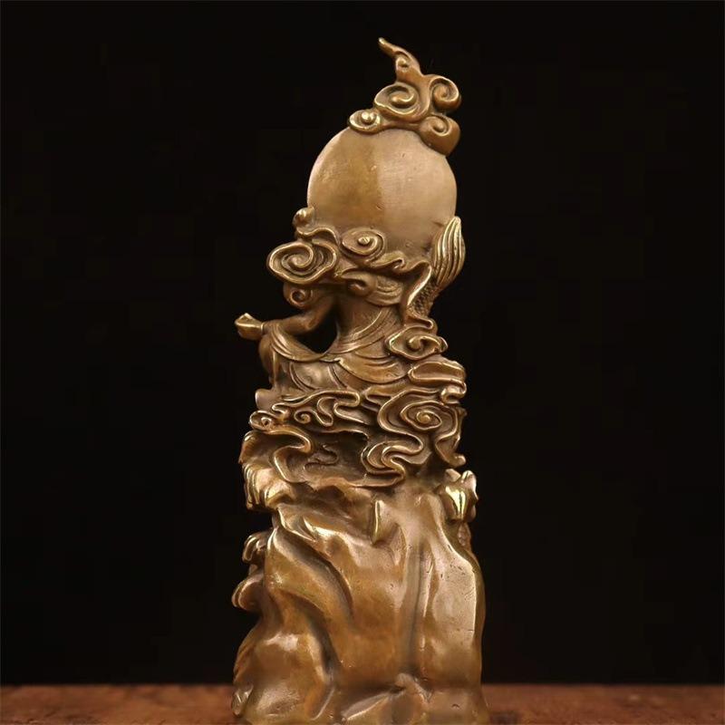 水月観音菩薩 観音 神様 神 仏 置物 オブジェ 幸運 長寿 縁起物 魔除け