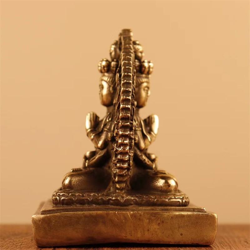 千手観音 観音菩薩 神 仏 仏様 両面仏像 幸運 長寿 縁起物 魔除け 厄除