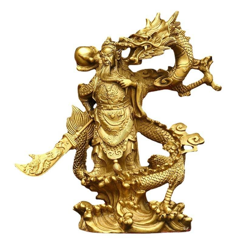 三国志 関羽像 オブジェ 置物 風水 開運 縁起 玄関 寝室 方角 金 強力