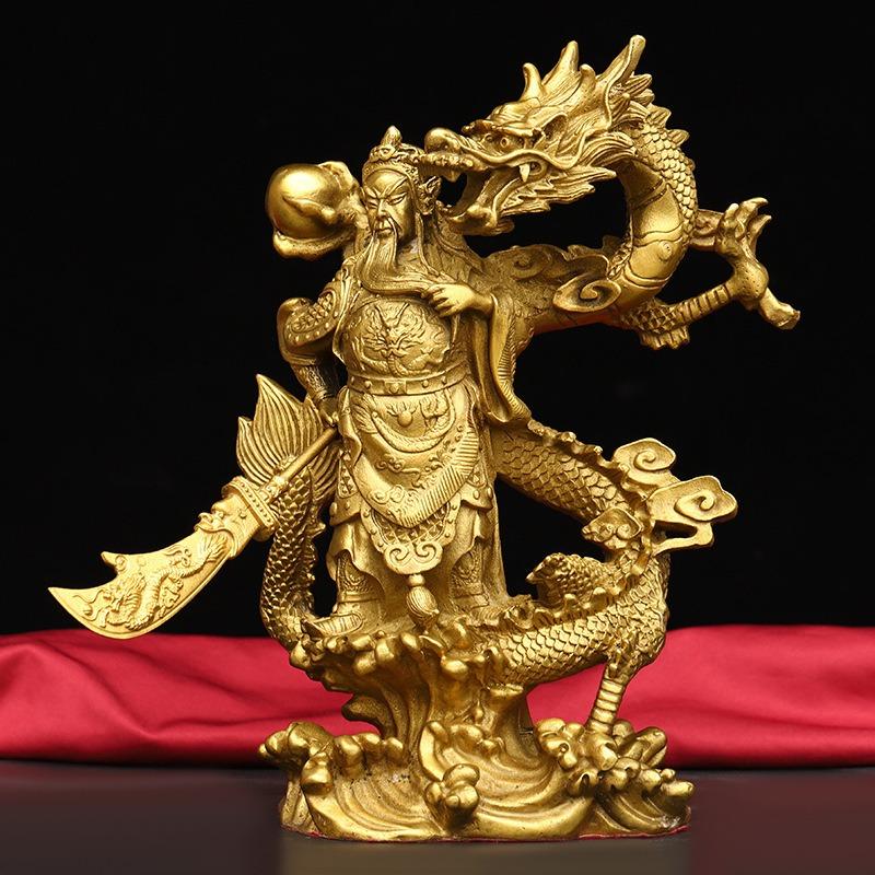 三国志 関羽像 オブジェ 置物 風水 開運 縁起 玄関 寝室 方角 金 強力