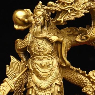三国志 関羽像 オブジェ 置物 風水 開運 縁起 玄関 寝室 方角 金 強力