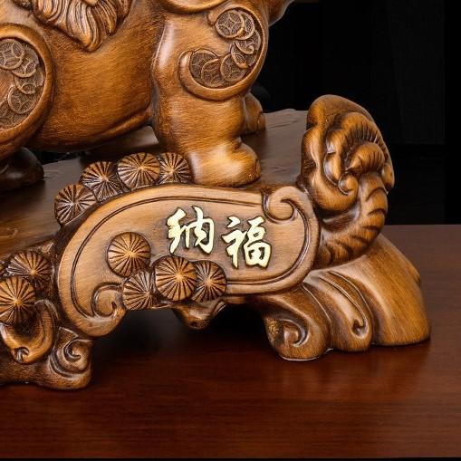 象 ゾウ 置物 オブジェ 豪華 装飾 富 繁栄 樹脂素材 高級感 縁起物