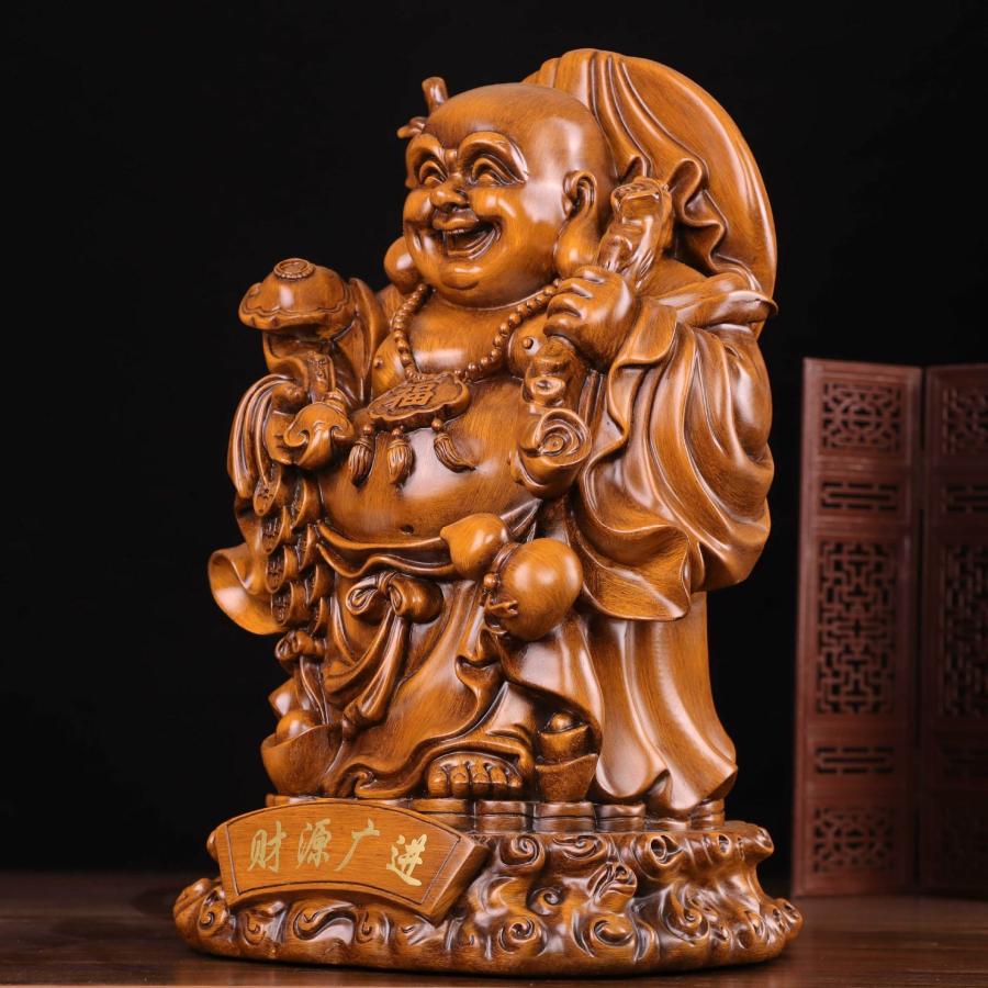 布袋様 オブジェ インテリア リビング 玄関 昇運 風水 置物 縁起物 魔