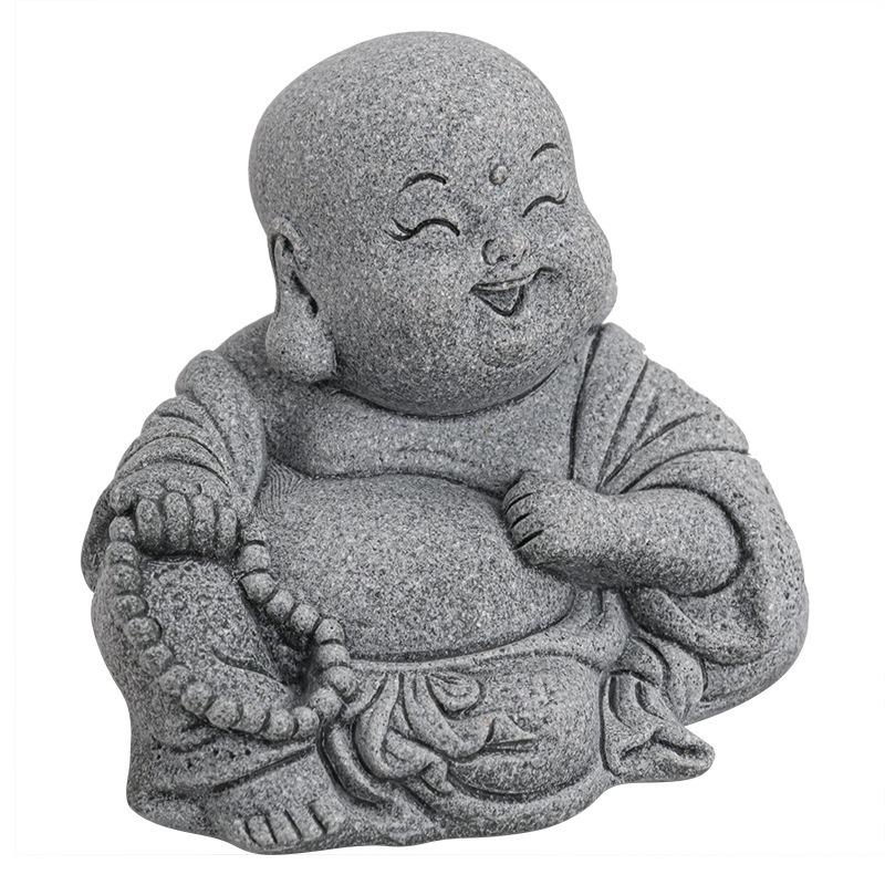 布袋様 置物 オブジェ 神様 神 仏様 青砂石 開運 厄除け 縁起物 健康運