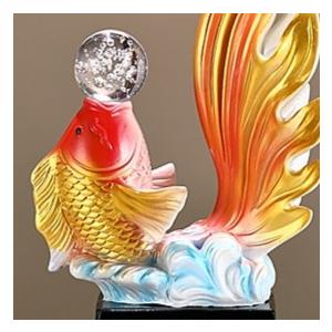 縁起物　寿山石 お守り　開運へ　魚の彫刻　美品　レア 金魚 レッド ブルー 赤 青 魚 置物 彫刻 風水グッズ 縁起物 幸運 長寿