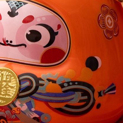 達磨 ダルマ 貯金箱 置物 赤 レッド オブジェ 縁起物 開運 健康運 仕事