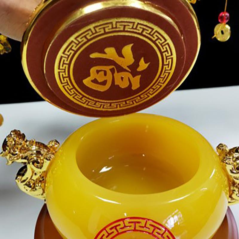 金の成る木　陶器　骨董品　貯金箱 金のなる木 貯金箱 ホワイト ゴールド 白 イエロー 黄 金 クリスタル