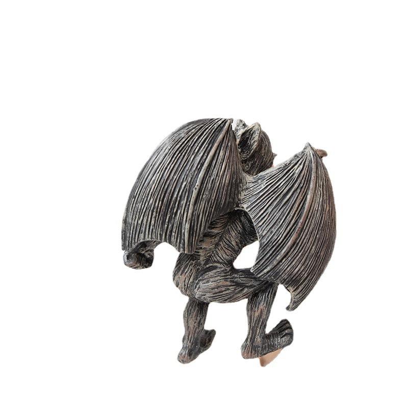悪魔 デビル サタン ガーゴイル 置物 オブジェ 装飾 工芸品 樹脂製 魔