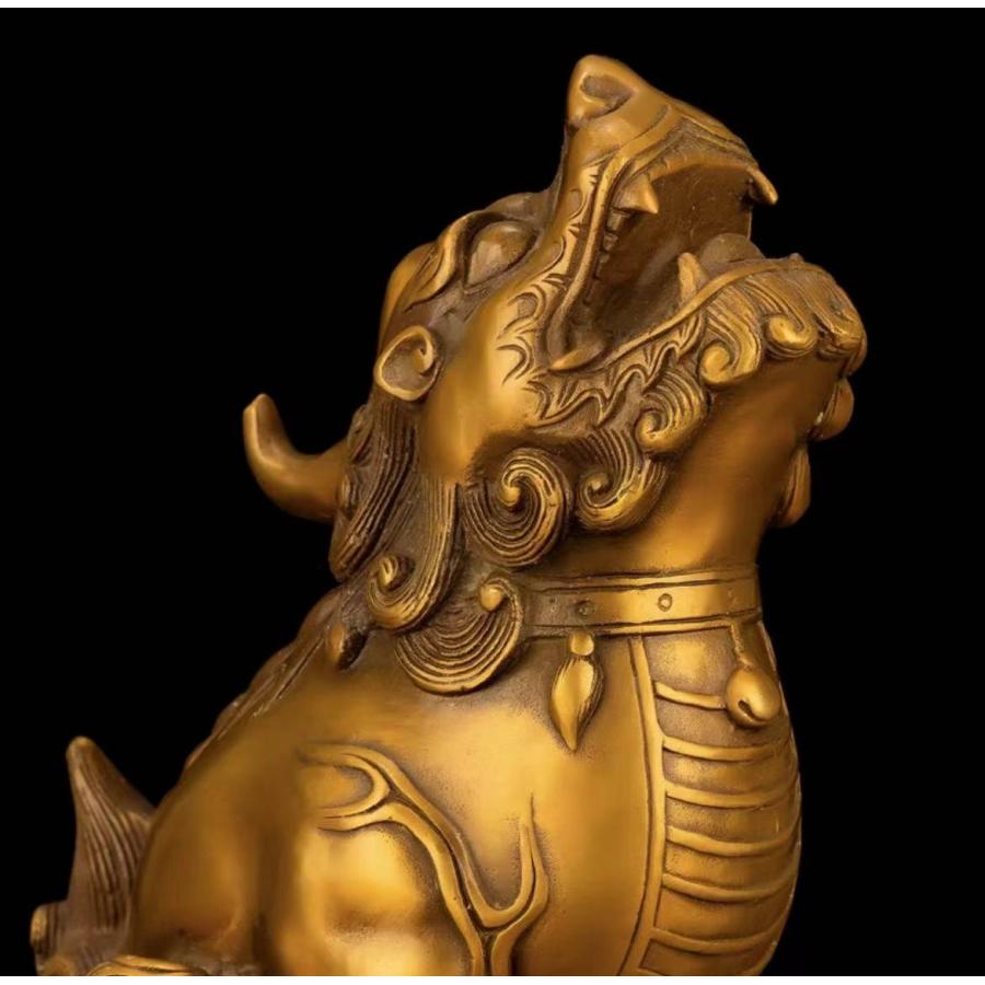 獅子 ライオン 置物 オブジェ 金 ゴールド 黄金 風水グッズ
