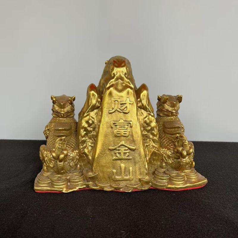 獅子 ライオン 置物 オブジェ 豪華 風水グッズ オーナメント 装飾品