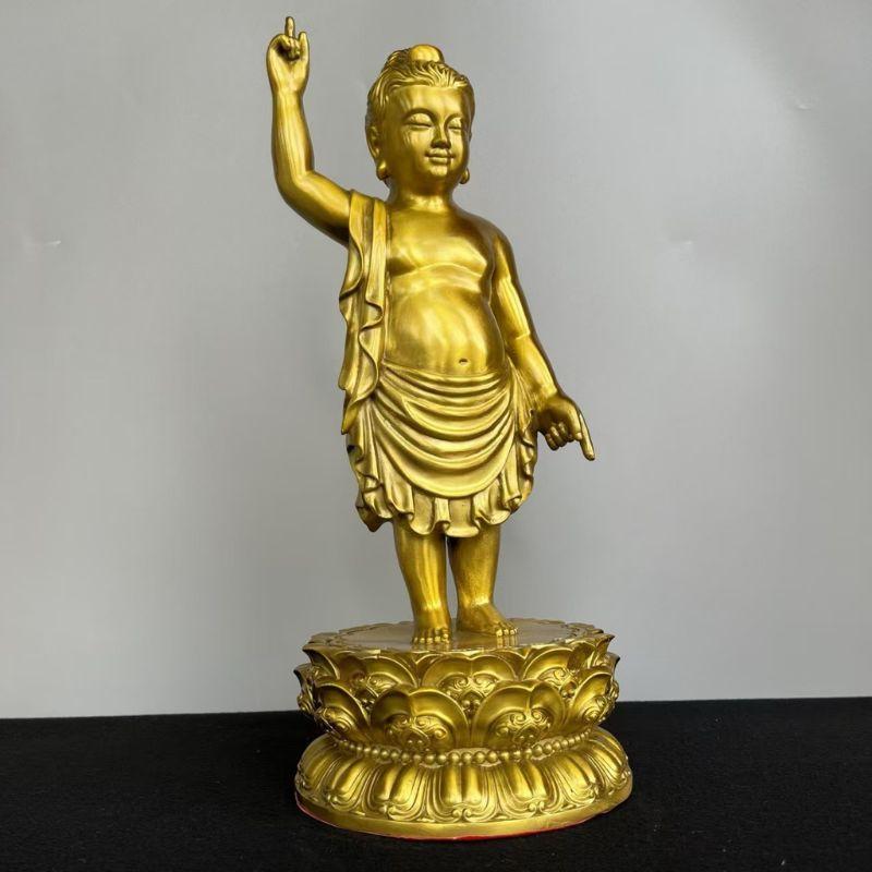 置物 オブジェ 風水 誕生仏 仏陀王子像 釈迦牟尼 釈迦 お釈迦様 生誕