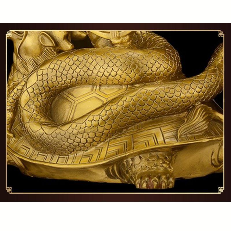 玄武 神獣 風水 置物 オブジェ 金運 財運 守護 開運 四神獣 龍 亀 竜
