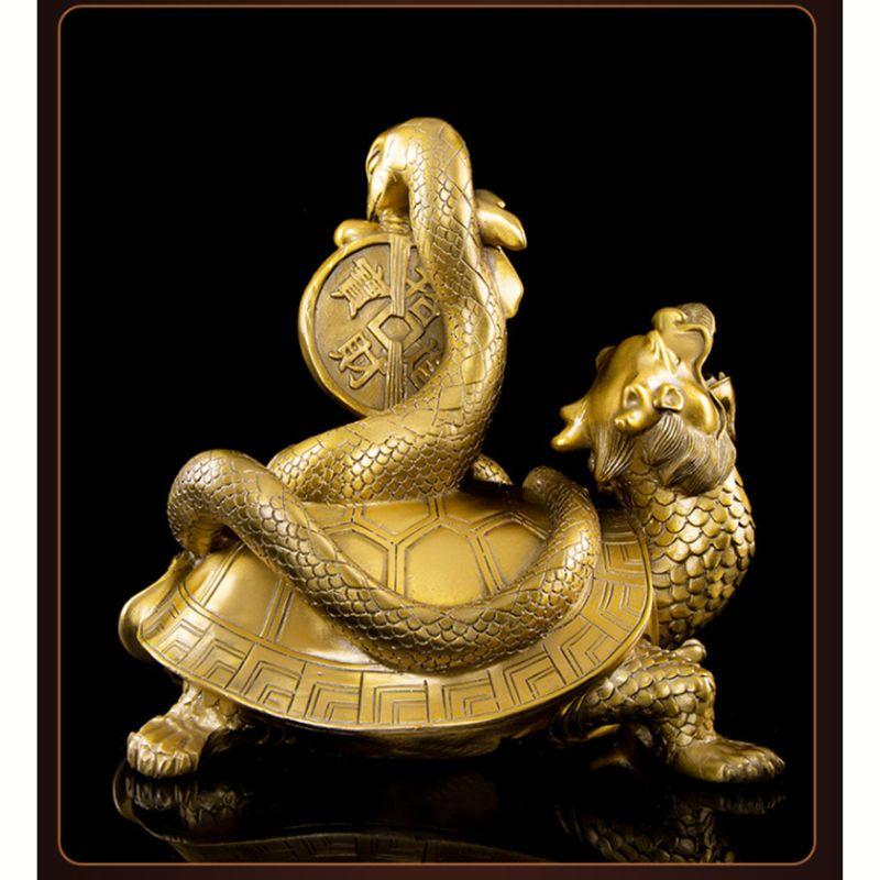 玄武 神獣 風水 置物 オブジェ 金運 財運 守護 開運 四神獣 龍 亀 竜