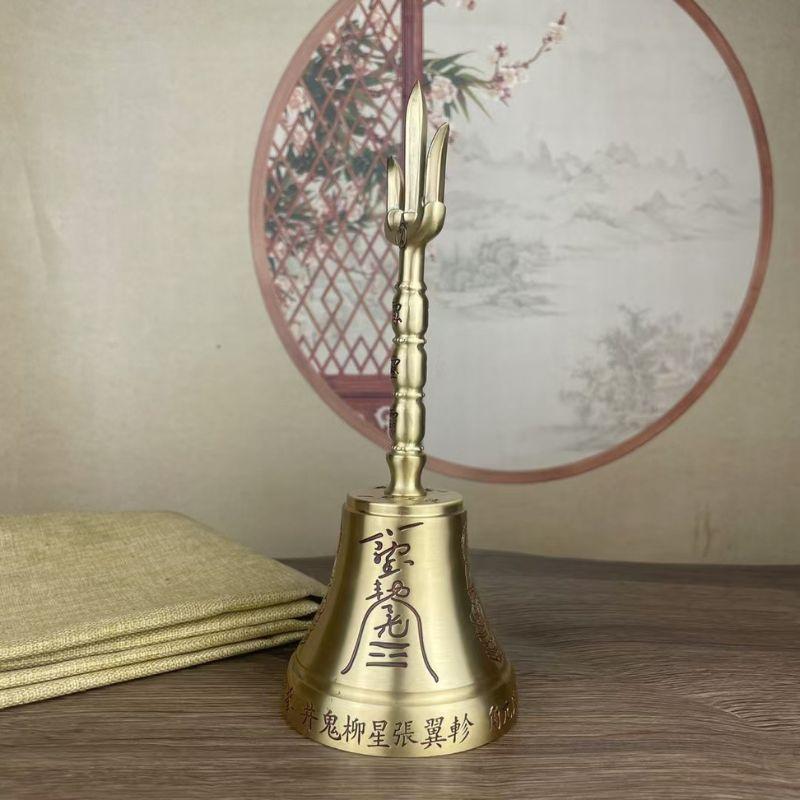 三清鈴 三叉鈴 鈴鐺 鈴 風水 置物 インテリア 道教 道家 法器 開運