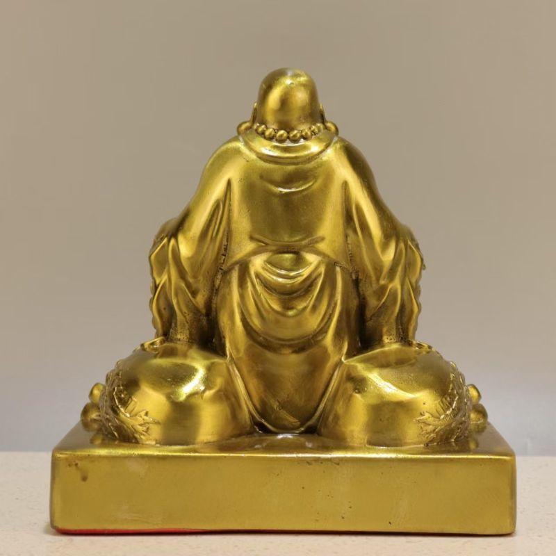 弥勒菩薩 菩薩像 仏像 置物 風水 弥勒佛 大肚佛 笑佛 風水置物 開運 金運 財運 招財 玄関置物 銅製 縁起物 商売繁盛 福を呼ぶ 大黒天 福の神 財運向上 家庭運_10