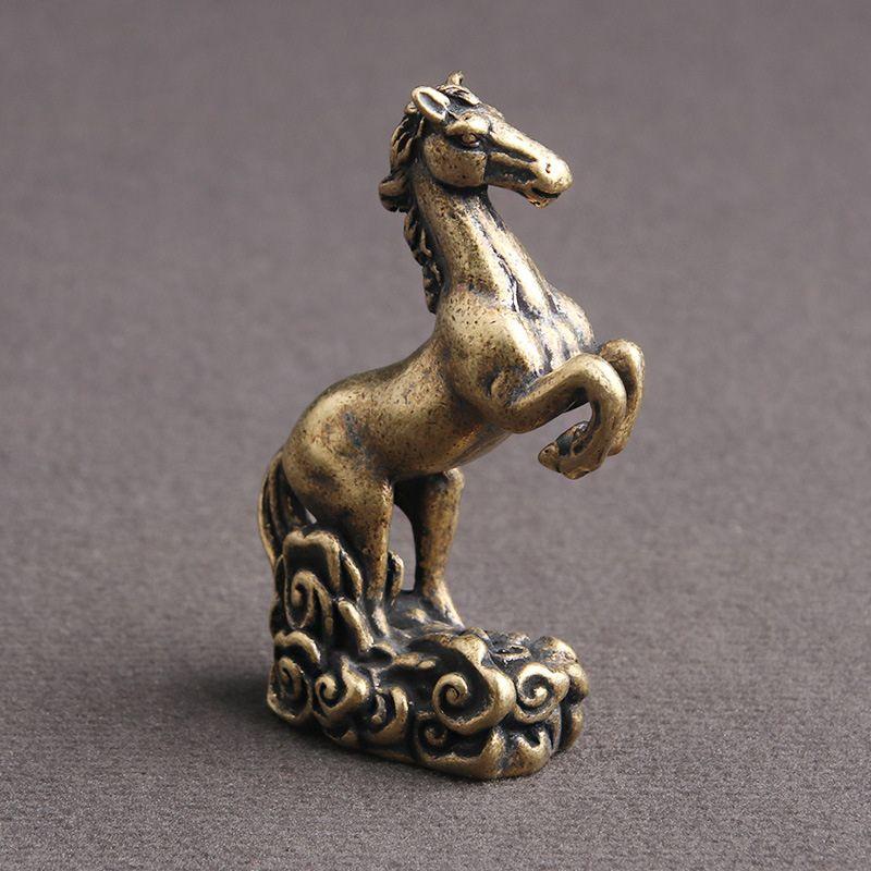馬 跳ね馬 置物 開運 風水 真鍮製 躍動 成功 勝利 出世運 仕事運 才能