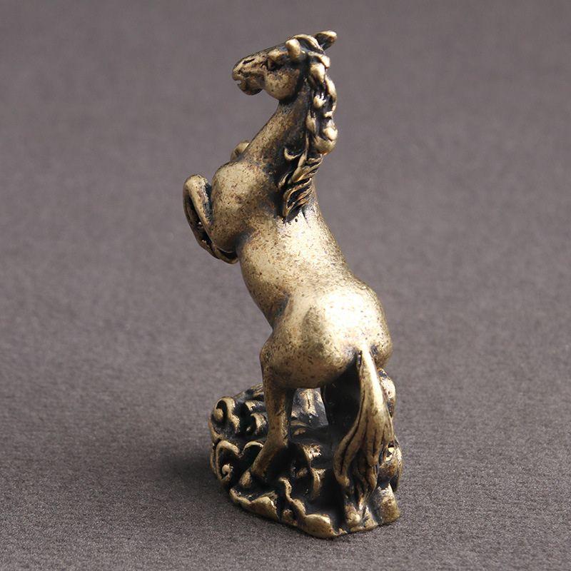 馬 跳ね馬 置物 開運 風水 真鍮製 躍動 成功 勝利 出世運 仕事運 才能