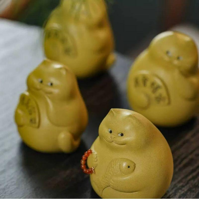 招き猫 置物 風水 猫 オブジェ 開運 招財 卓上置物 インテリア ねこ
