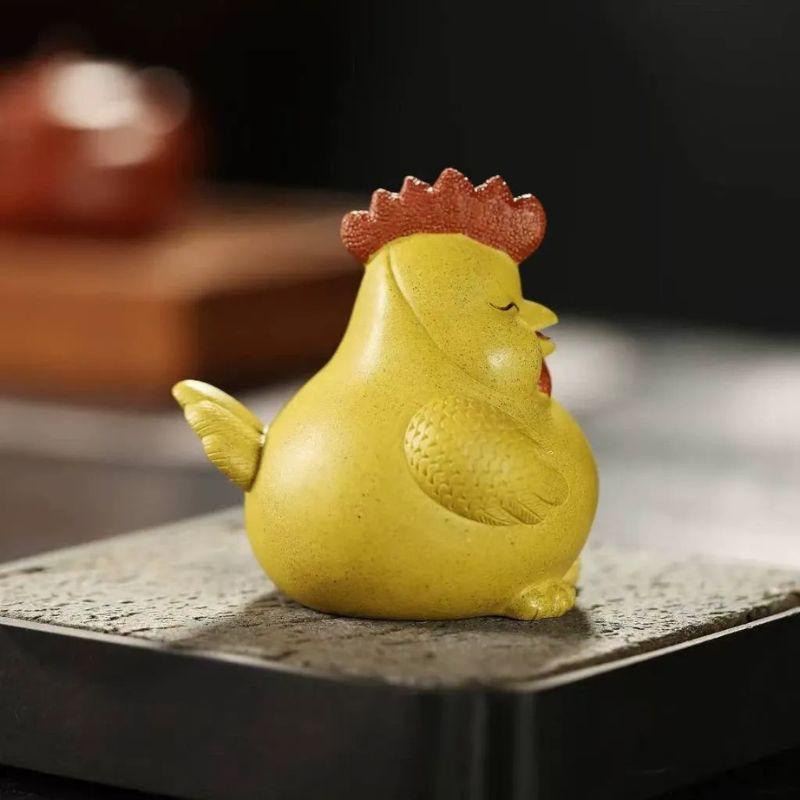 動物置物 鶏 置物 かわいい 小さい 置物 鳥 かわいい 北欧 動物 屈む