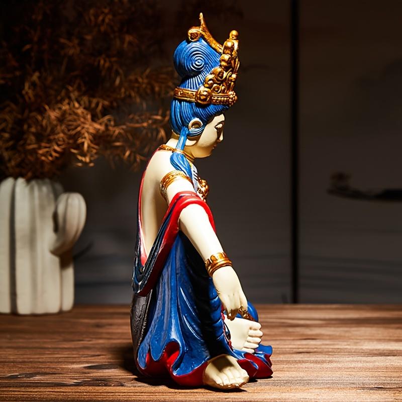 立体の仏像・菩薩像等20体を収めた額縁飾り（珍品）（長寿祈願） 仏像】定額山壽量院 祈祷開眼 仏屋さかい『童仏 勢至菩薩』 | 仏屋