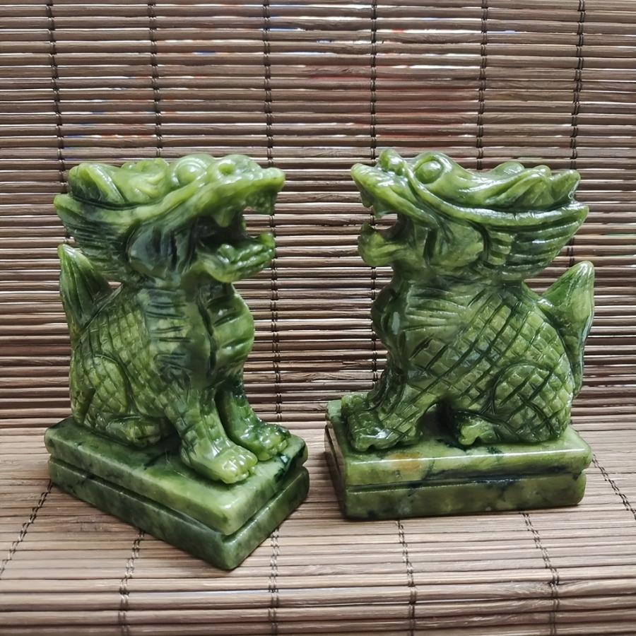 翡翠 麒麟 天然 石 手作り ヒスイ キリン ジェイド 神獣 幸運 癒し