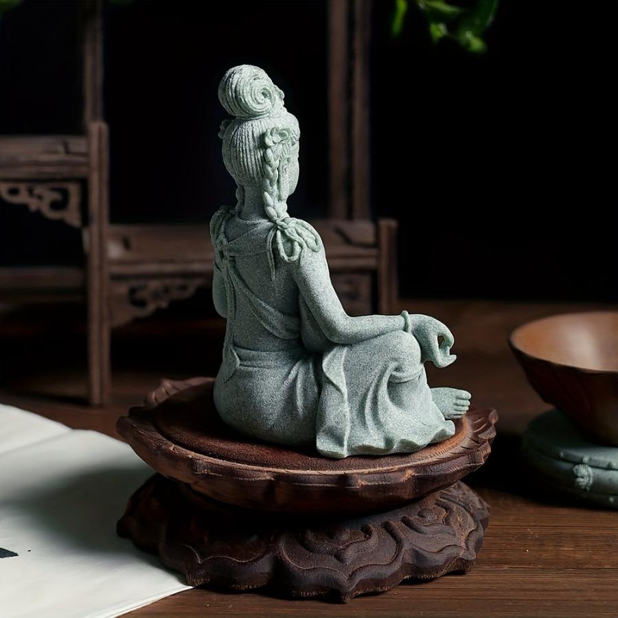 地蔵 菩薩 如来仏 観音 銅製 仏像 彫刻 置物 開運 風水 水月観音 観音 菩薩 像 仏像 石 彫刻 開運 健康運 金運 財運 家庭運