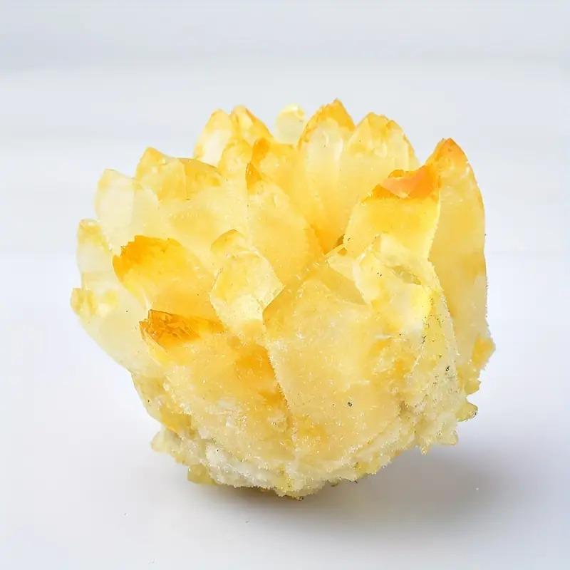 シトリン 天然石 クラスター 原石 風水 パワーストーン オブジェ 置物