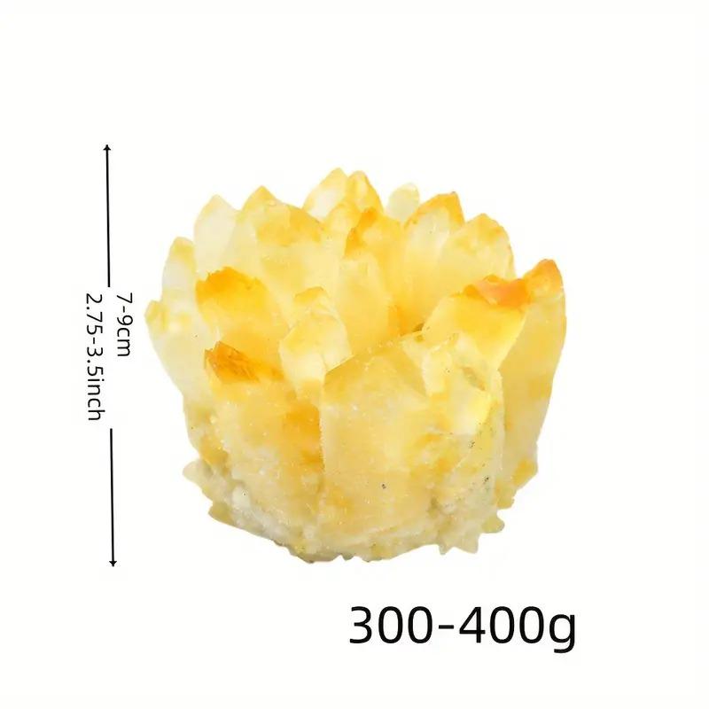 シトリン 天然石 クラスター 原石 風水 パワーストーン オブジェ 置物