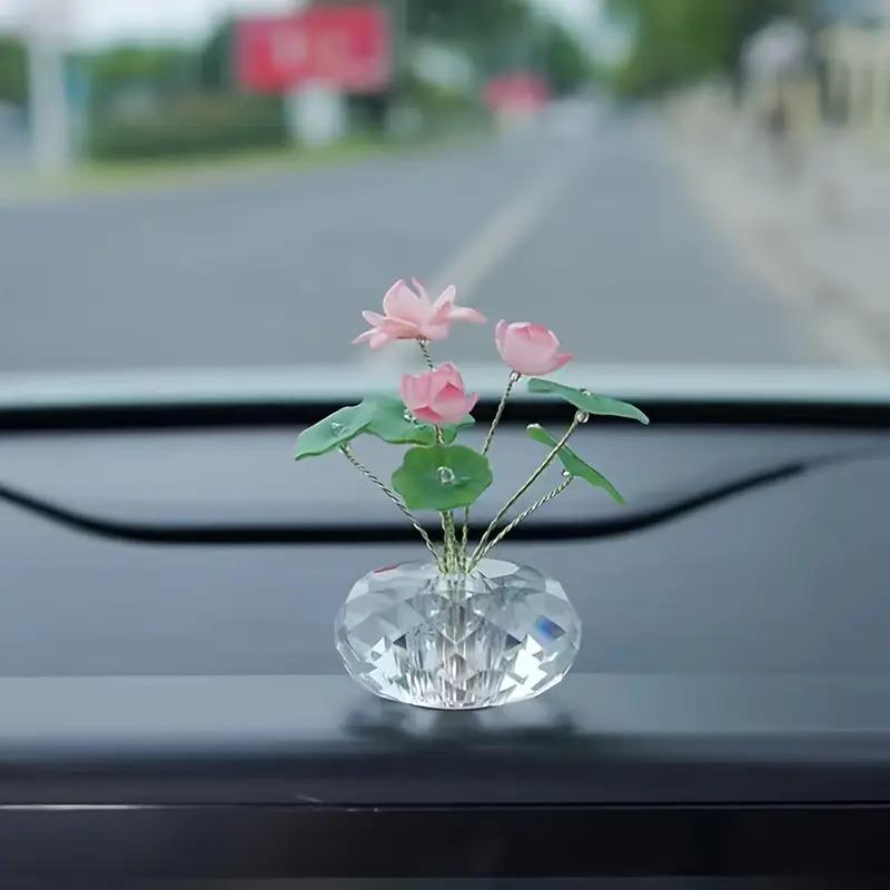 蓮 蓮の花 置物 オブジェ ガラス 綺麗 開運 幸運 財運 金運 安産祈願