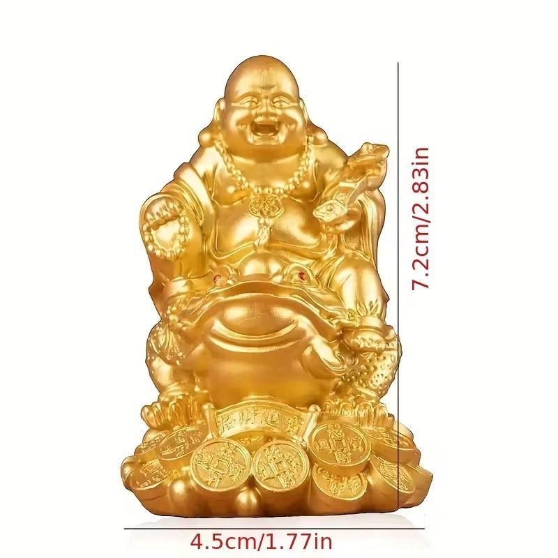 弥勒仏 置物 オブジェ 招財 開運 インテリア 風水 笑仏 福の神 財運 金