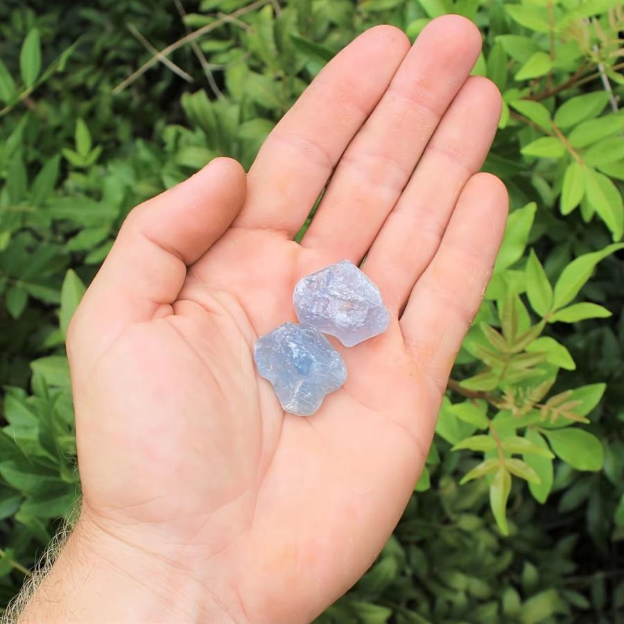 原石 ラフブルーセレスタイト 100g 天然石 置物 オブジェ 不揃い 風水