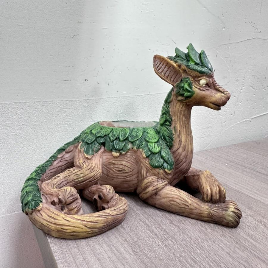 プランター ポット 龍 ドラゴン 植木鉢 多肉植物 寄せ植え ガーデニング プランター ドラゴン 樹脂 庭 グリーン ガーデン 龍 竜 寄せ植え 多肉