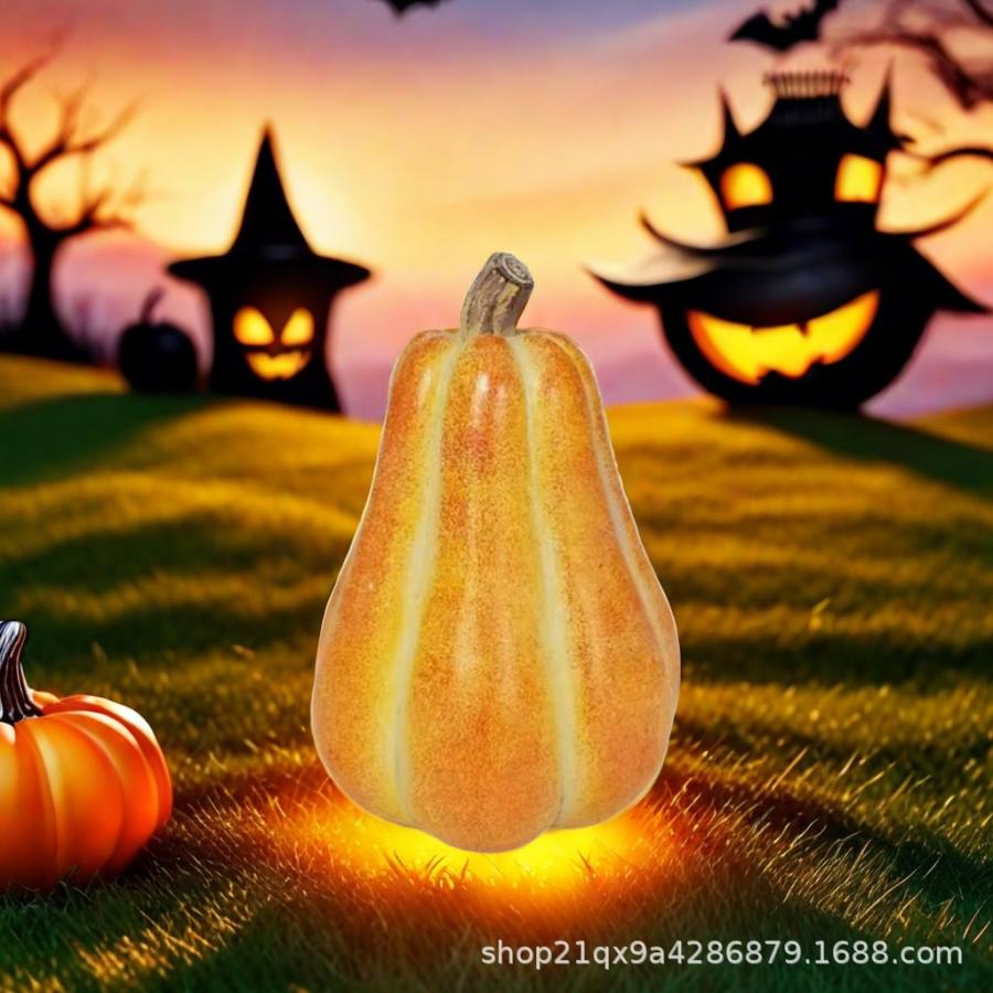 ガーデンオブジェ かぼちゃ 樹脂 置物 ハロウィン カボチャ 南瓜 野菜