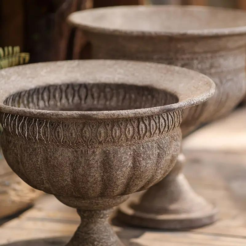 フラワーポット ヴィンテージ調 アメリカン アイアン 庭 ガーデン