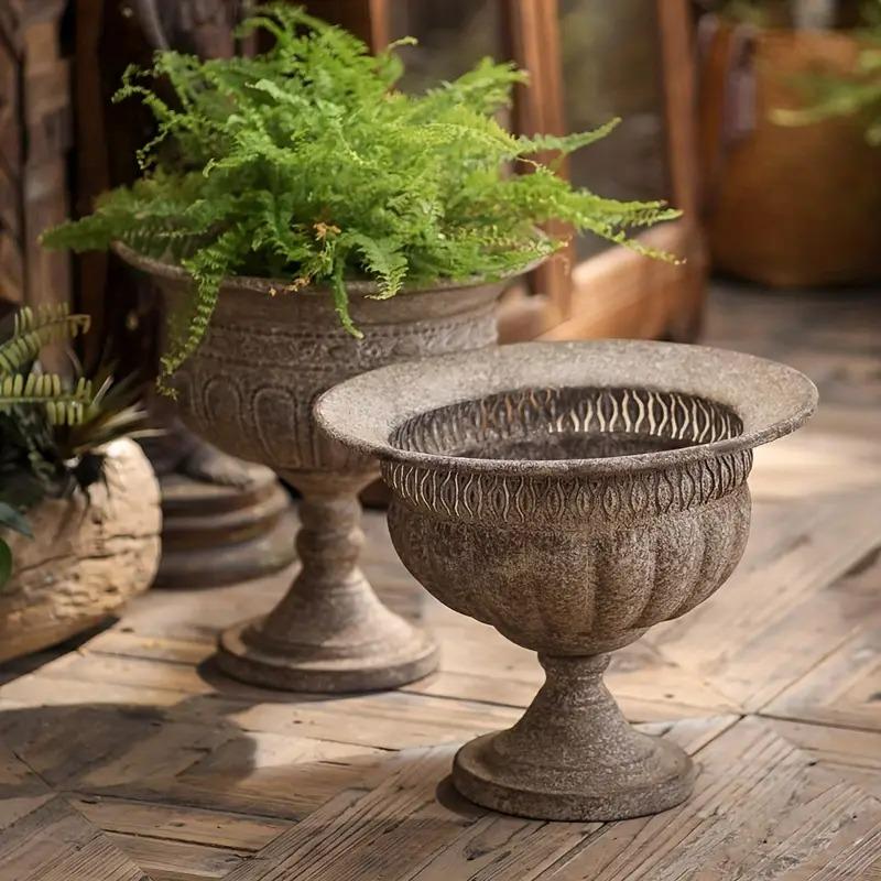 フラワーポット ヴィンテージ調 アメリカン アイアン 庭 ガーデン