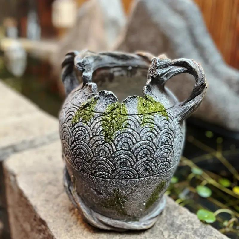 プランター 樹脂 植木鉢 フラワーポット 芸術的 ユニーク レトロ 鉢植え ガーデニング 雑貨 ガーデン雑貨 ガーデンインテリア ガーデン インテリア 庭の装飾_2