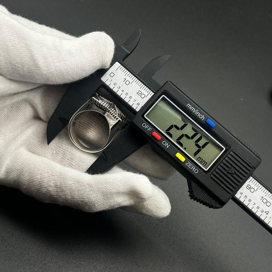 シルバー925 スター リング 星 五芒星 19号 21号 23号 メンズ レディース兼用 重厚感 幾何学模様 アンティーク調 個性派 インディアンジュエリー風 シルバー |  | 12