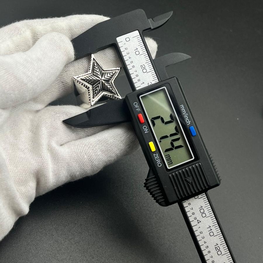 シルバー925 スター リング 星 五芒星 19号 21号 23号 メンズ レディース兼用 重厚感 幾何学模様 アンティーク調 個性派 インディアンジュエリー風 シルバー |  | 13