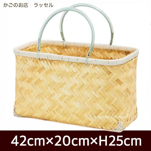 型番556NA 竹かご 竹かごバッグ 市場かご 一貫張り 一閑張り 材料 かご