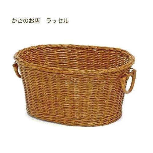 脱衣かご ラタン 藤 ラック 希少 サークル 古道具 ラタン製脱衣かごMサイズ かご 収納 バスケット ( 北欧 おしゃれ